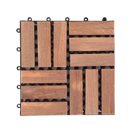 WOODEN FLOOR DECKING SPRING 30X30CM