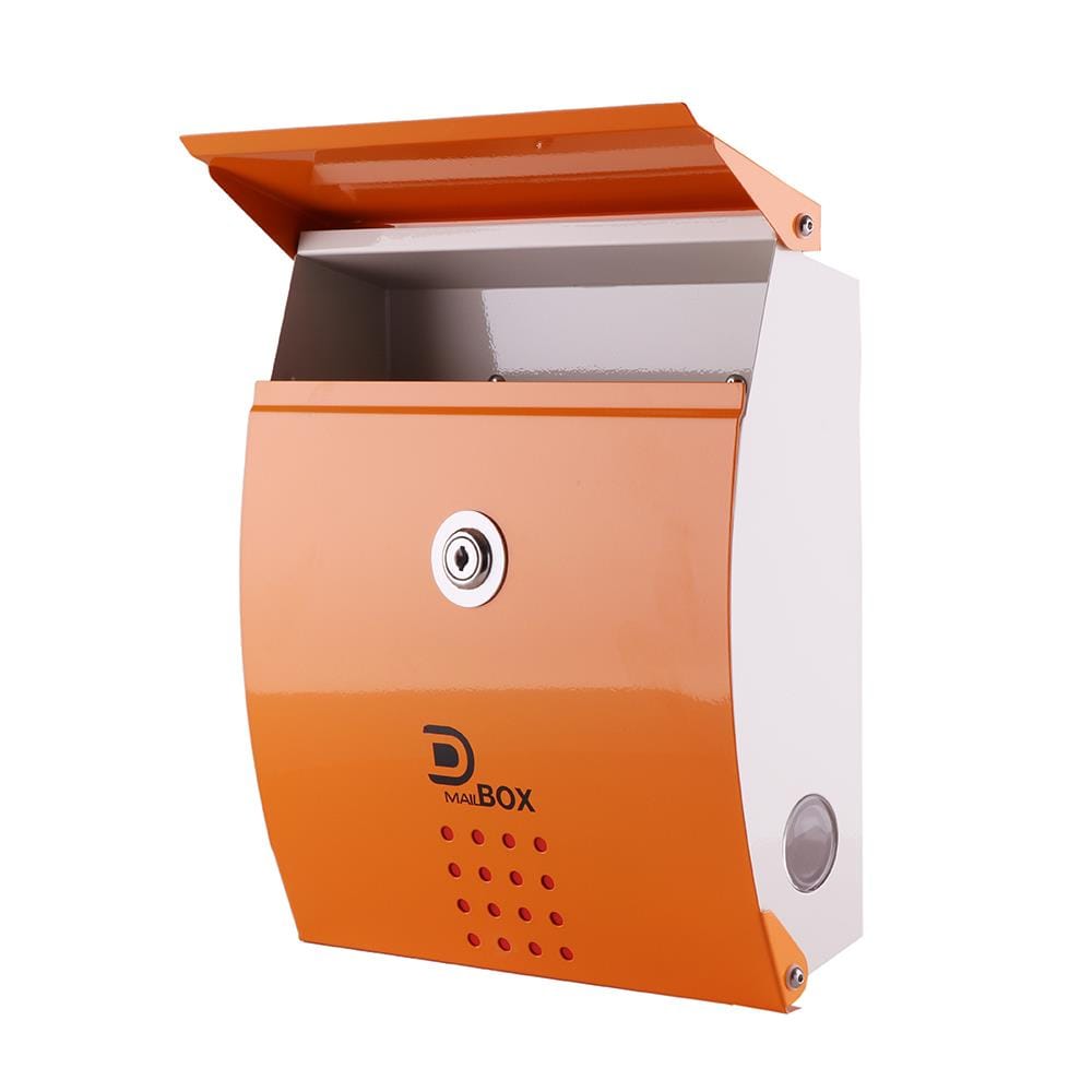 ตู้จดหมาย D MAIL BOX MB5102T สีส้ม/เบจ