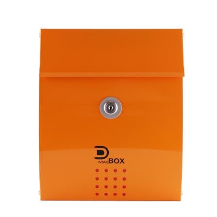 ตู้จดหมาย D MAIL BOX MB5102T สีส้ม/เบจ_0