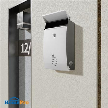 ตู้จดหมาย D MAIL BOX MB5005 สี ไอโวรี่/ดำ_5