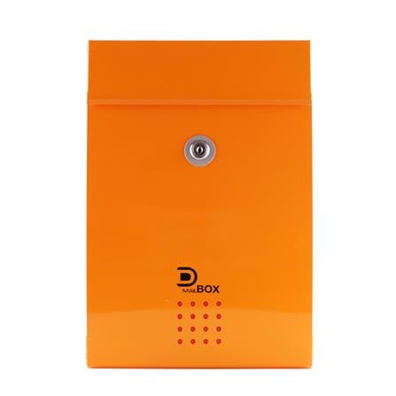 ตู้จดหมาย D MAIL BOX MB5005 สีส้ม/เบจ_0
