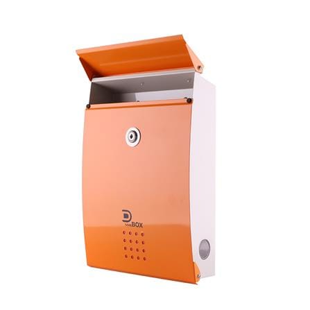 ตู้จดหมาย D MAIL BOX MB5005 สีส้ม/เบจ_1