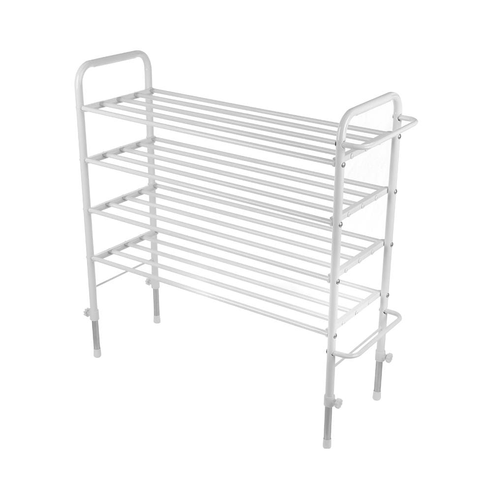 ชั้นวางรองเท้า 4 ชั้น ปรับระยะได้ STACKO NKHP26001 91x31.5x90 ซม. สีขาว