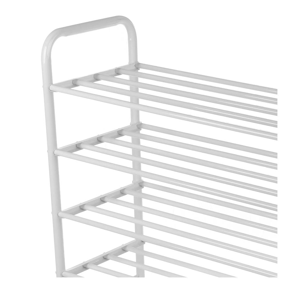 ชั้นวางรองเท้า 4 ชั้น ปรับระยะได้ STACKO NKHP26001 91x31.5x90 ซม. สีขาว