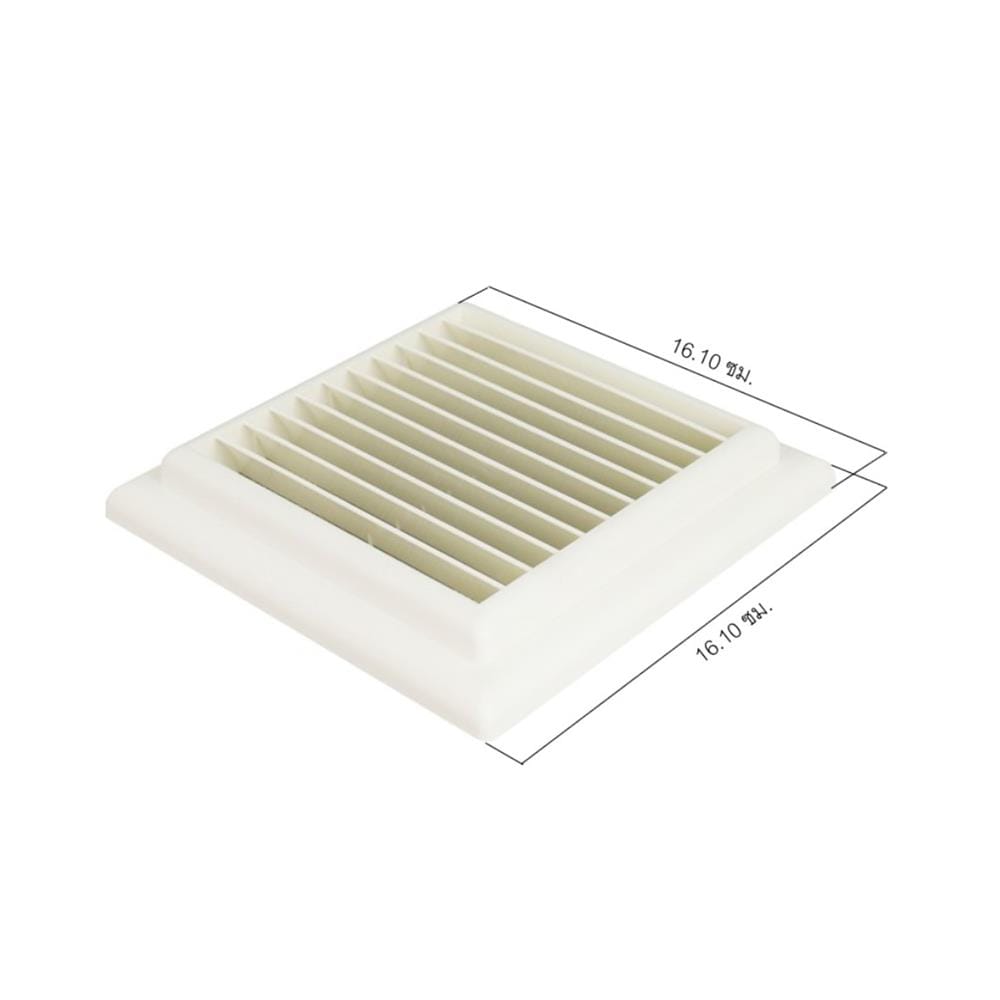 VENT GRILLE COVER PARNO F100WH 10CM WHITE