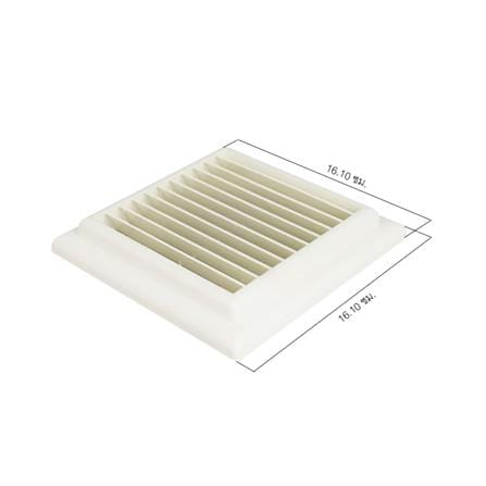 VENT GRILLE COVER PARNO F100WH 10CM WHITE_3