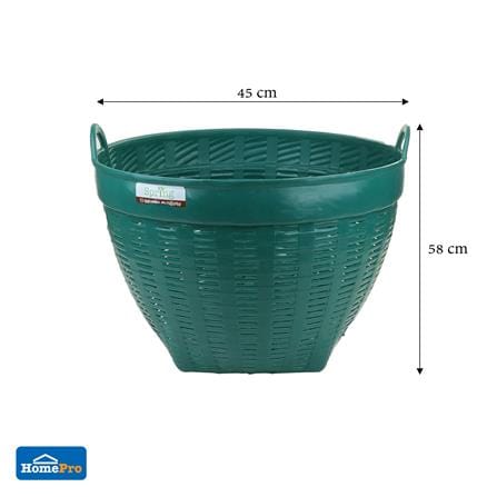 เข่งพลาสติก SPRING เบอร์ 2 สีเขียว_7