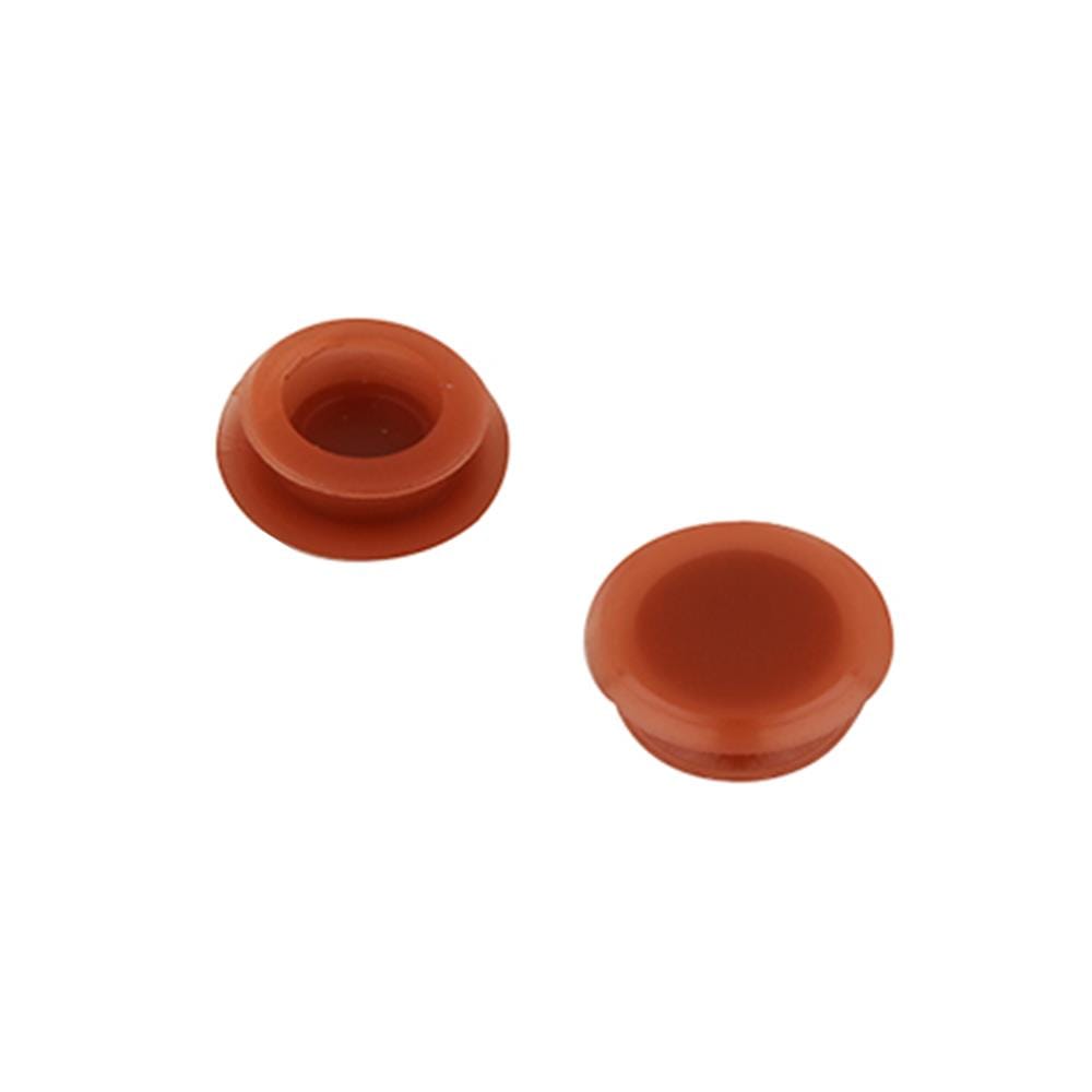 Screw caps CAP-11, 20 pieces, brown