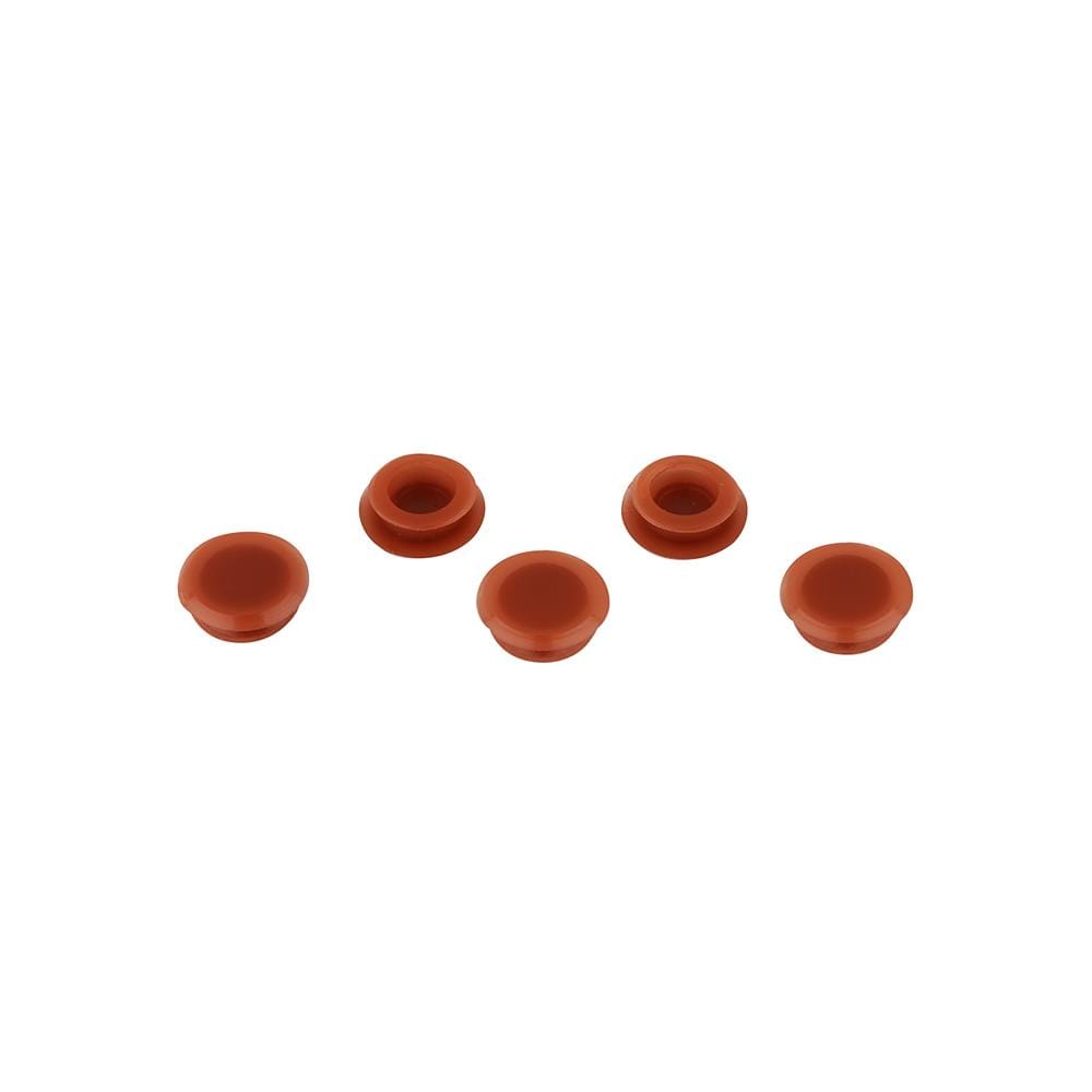 Screw caps CAP-11, 20 pieces, brown