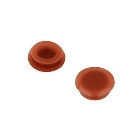 Screw caps CAP-11, 20 pieces, brown_0