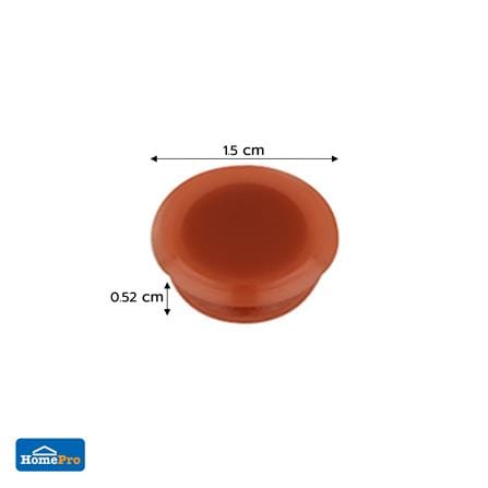 Screw caps CAP-11, 20 pieces, brown_3
