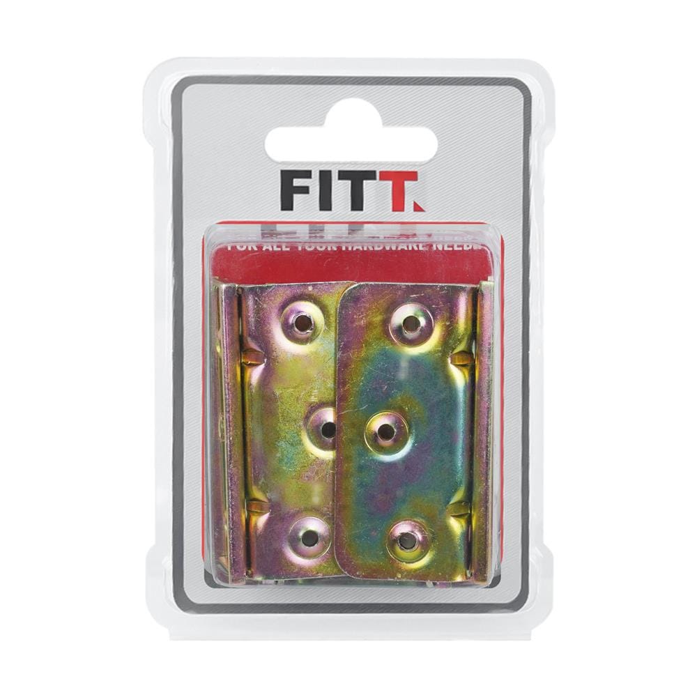 บานพับเตียงถอดไม่ได้ FITT BC-10-11 3 รู สีรุ้ง
