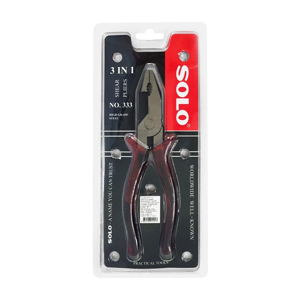 SHEAR PLIERS SOLO NO.333 3IN1