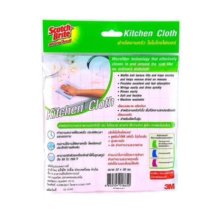KITCHEN CLEANING CLOTH SCOTCH-BRITE 32X30CM PINK_2