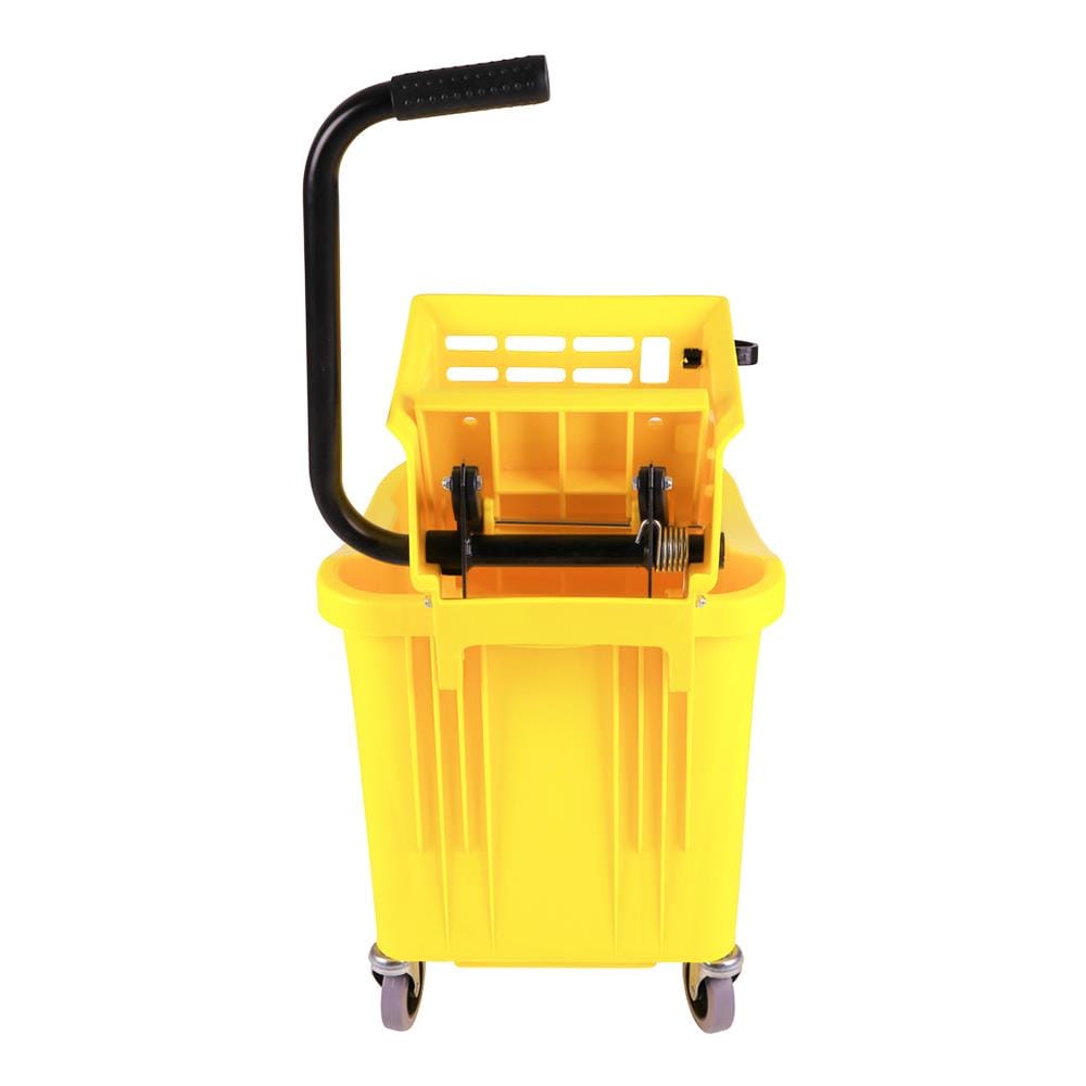 ถังบิดม็อบคันโยกมีล้อ BE MAN  BMU01 36 ลิตร สีเหลือง