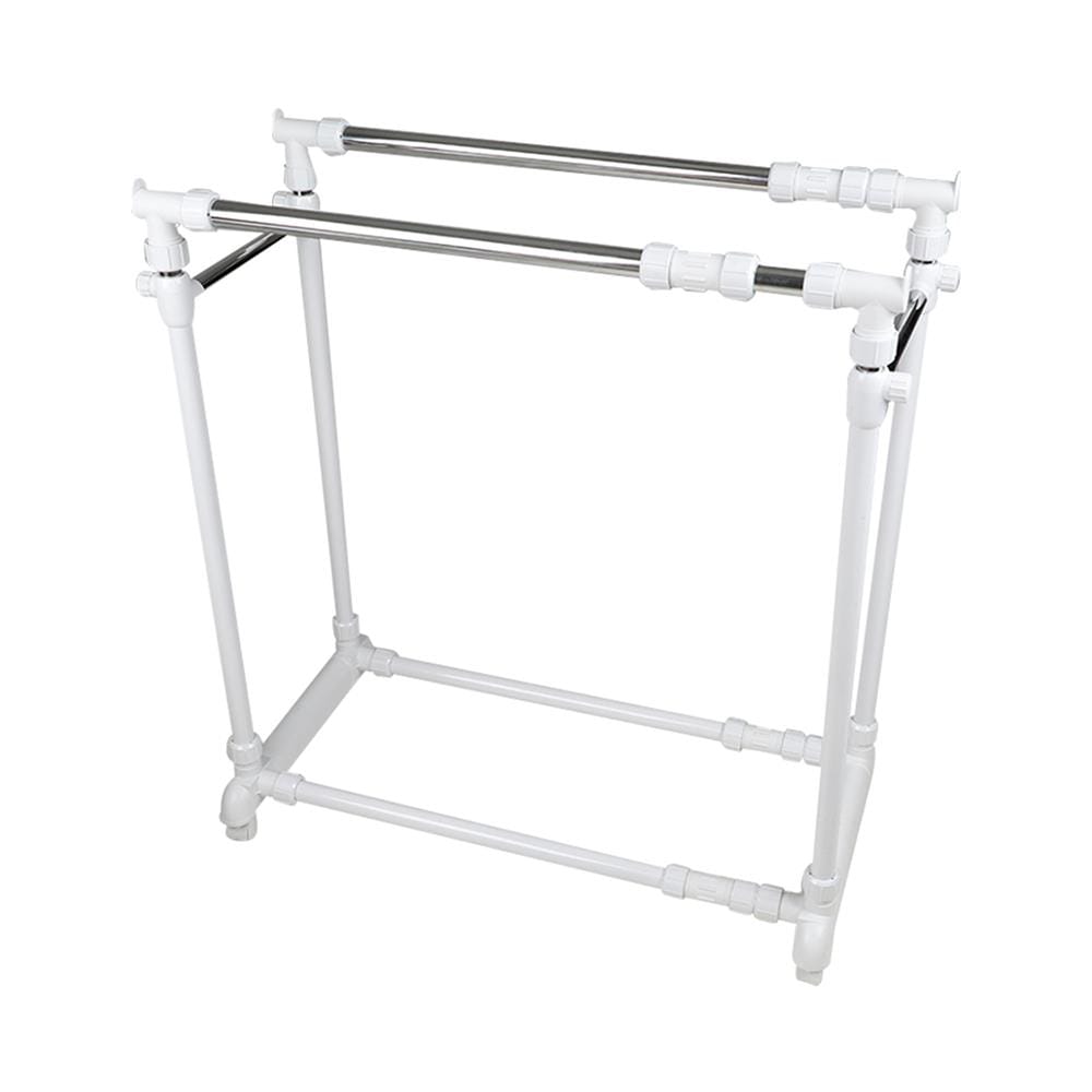 ราวแขวนผ้า 2 ราว ปรับระดับได้ 135x47x174cm PLIM