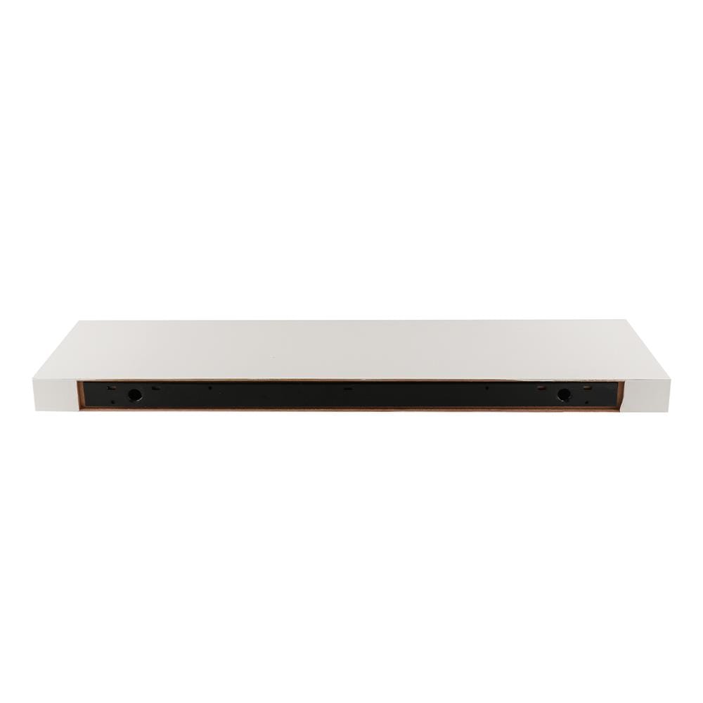 FLOATING SHELF FASTTECT 90X24X5CM WHITE