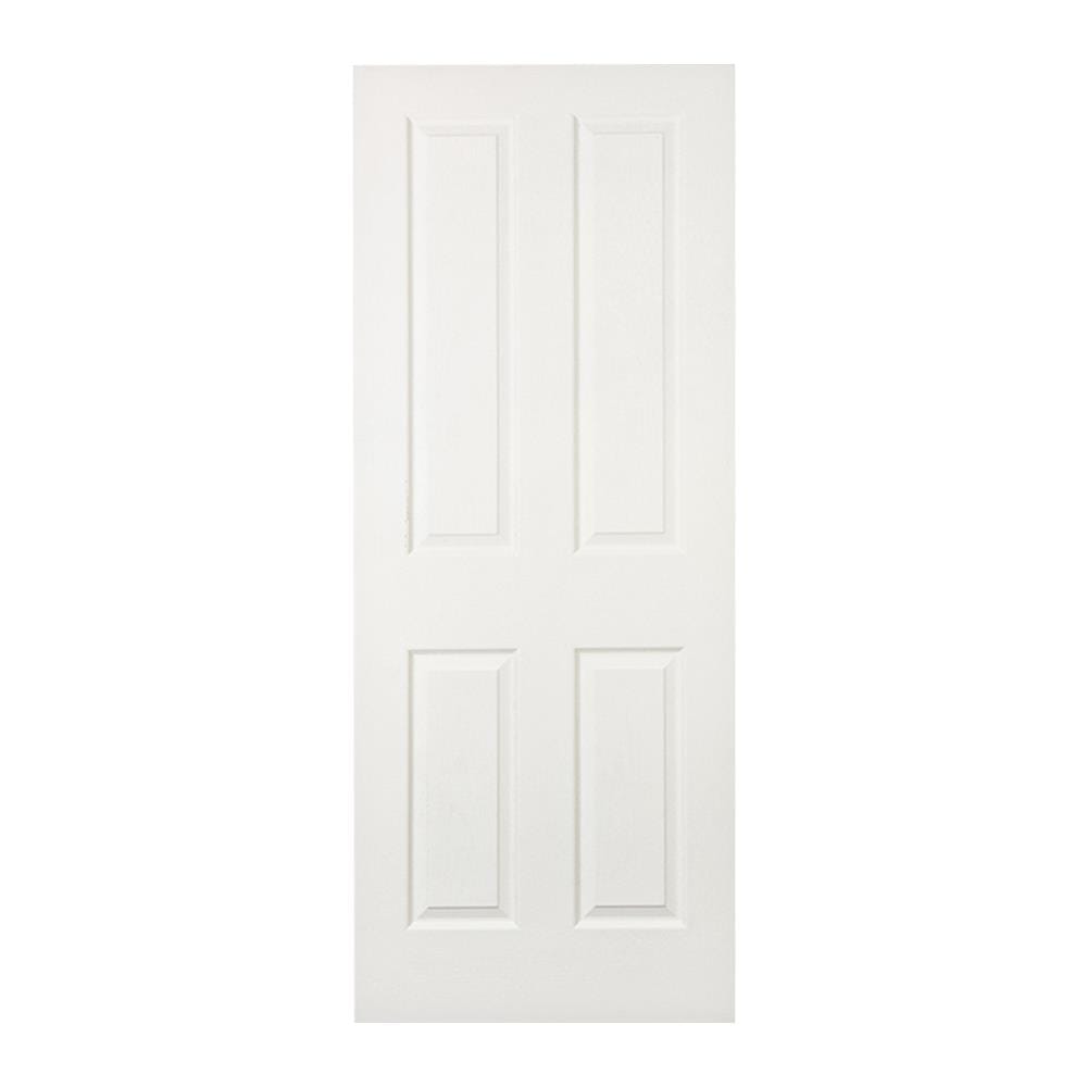 HDF INTERIOR DOOR W SRIVICHAI 4-PANEL 80x200CM WHITE