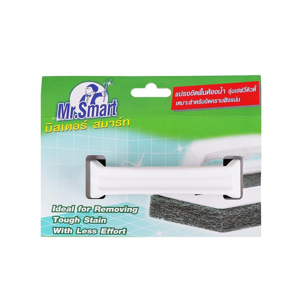 แปรงใยขัดพื้นและผนัง MR.SMART HEAVY DUTY 3475-12 สีขาว
