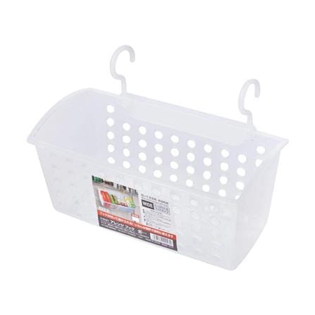 RECTANGULAR STORAGE BASKET WITH HOOKS EKDUMRONG D-5219 CLEAR_0