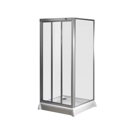 ฉากกั้นอาบน้ำ SLIDE BATHROOM DESIGN GWH 90X90 ซม.