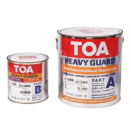สีงานอุตสาหกรรม TOA HEAVY GUARD EPOGUARD VARNISH PART A+B 1G_0
