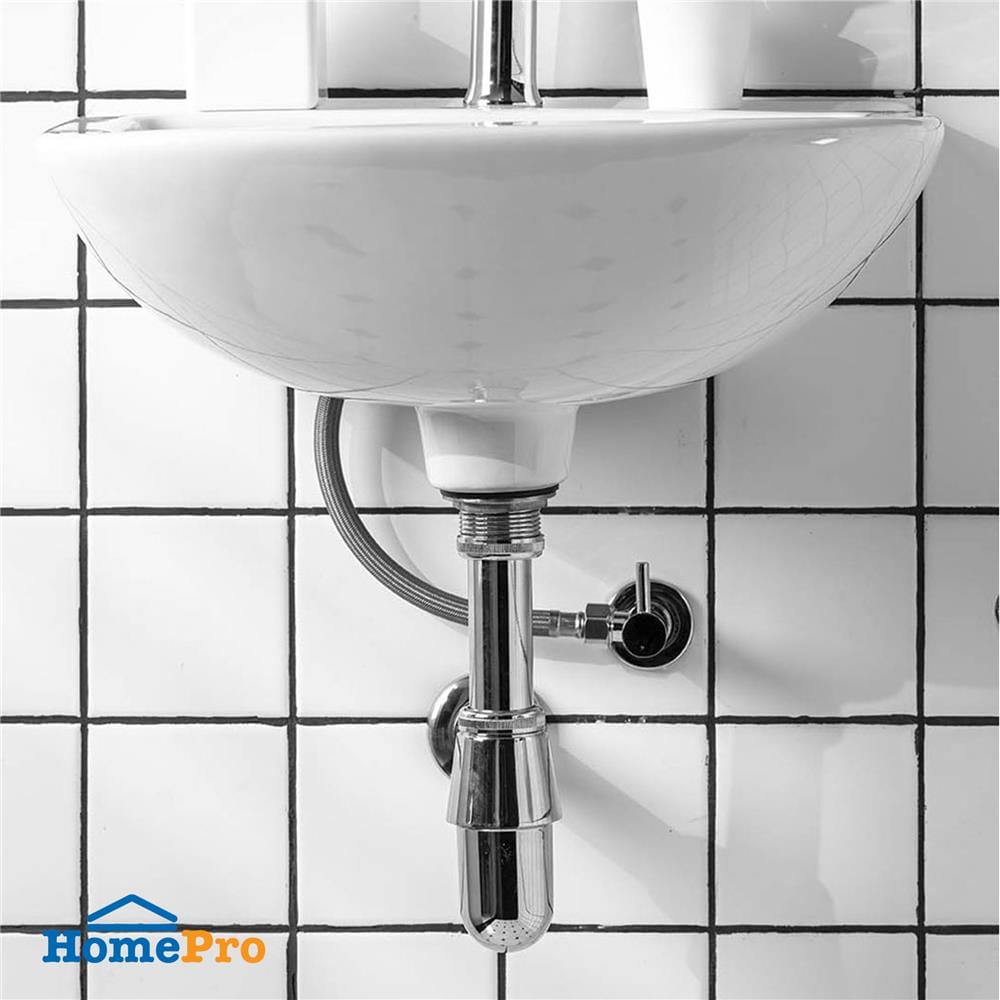 ท่อน้ำทิ้งอ่างล้างหน้ากระปุก RASLAND P8008A/30 30 ซม.