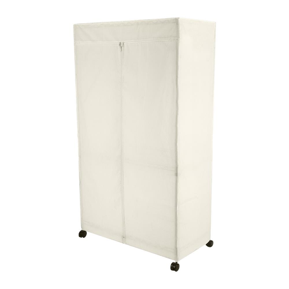 ตู้เสื้อผ้าราวแขวนมีชั้นวาง PLIM 91x45x165 ซม. สีเงิน