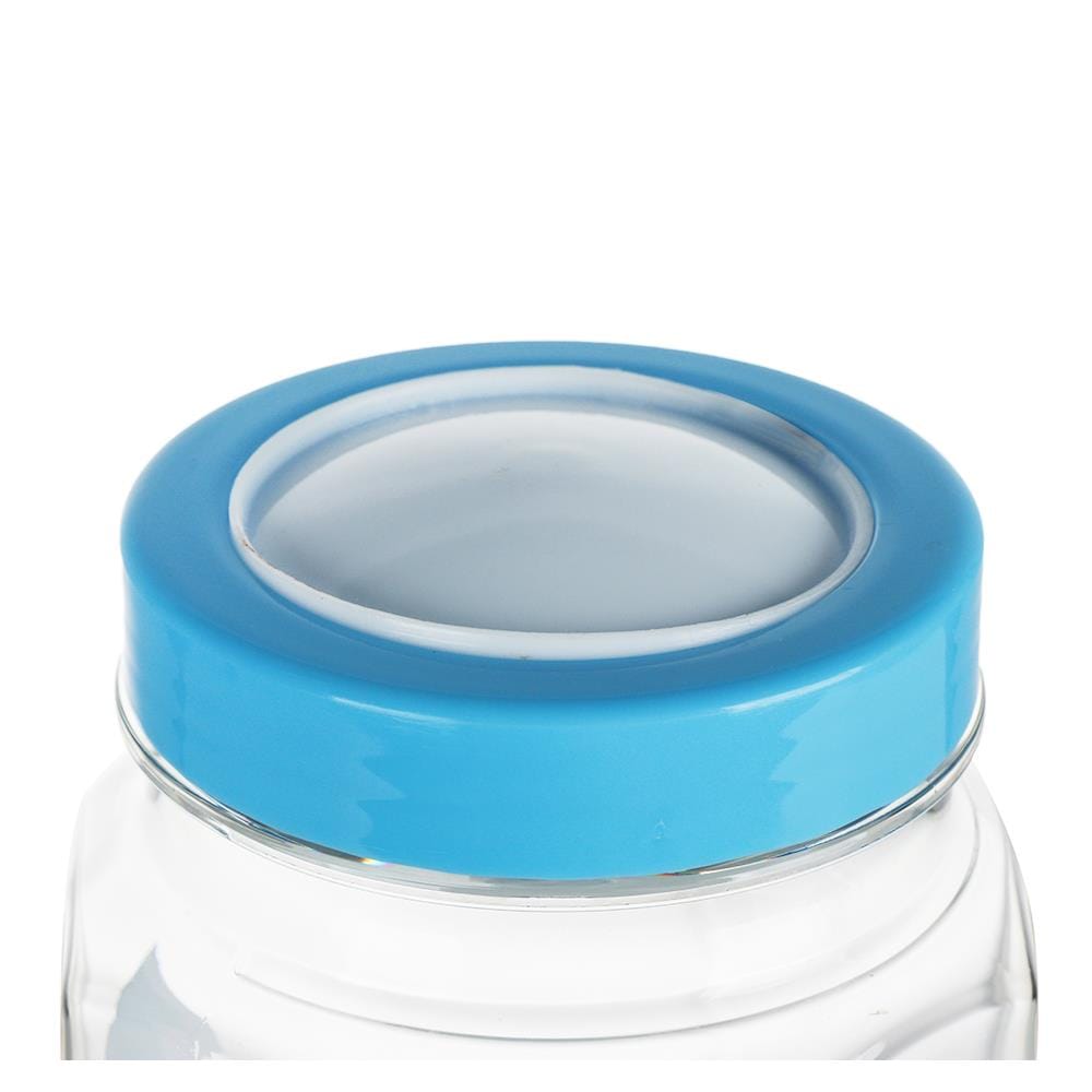 WATER BOTTLE OCTAGON SHAPE PET PIONEER 1.37L BLUE