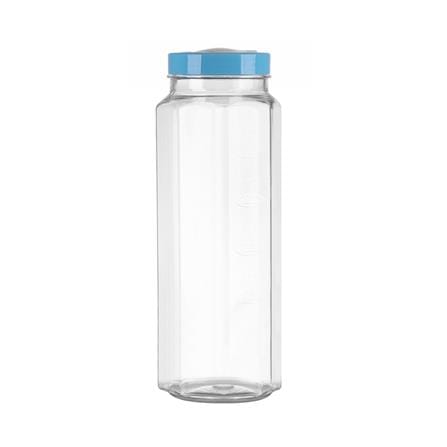 WATER BOTTLE OCTAGON SHAPE PET PIONEER 1.37L BLUE_0