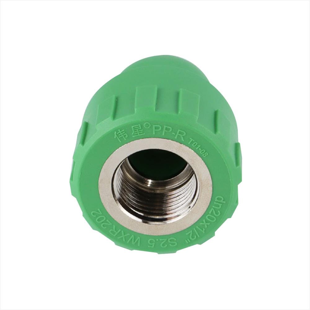 ข้องอ 90 องศา เกลียวใน THAI PP-R D25 3/4 นิ้ว สีเขียว