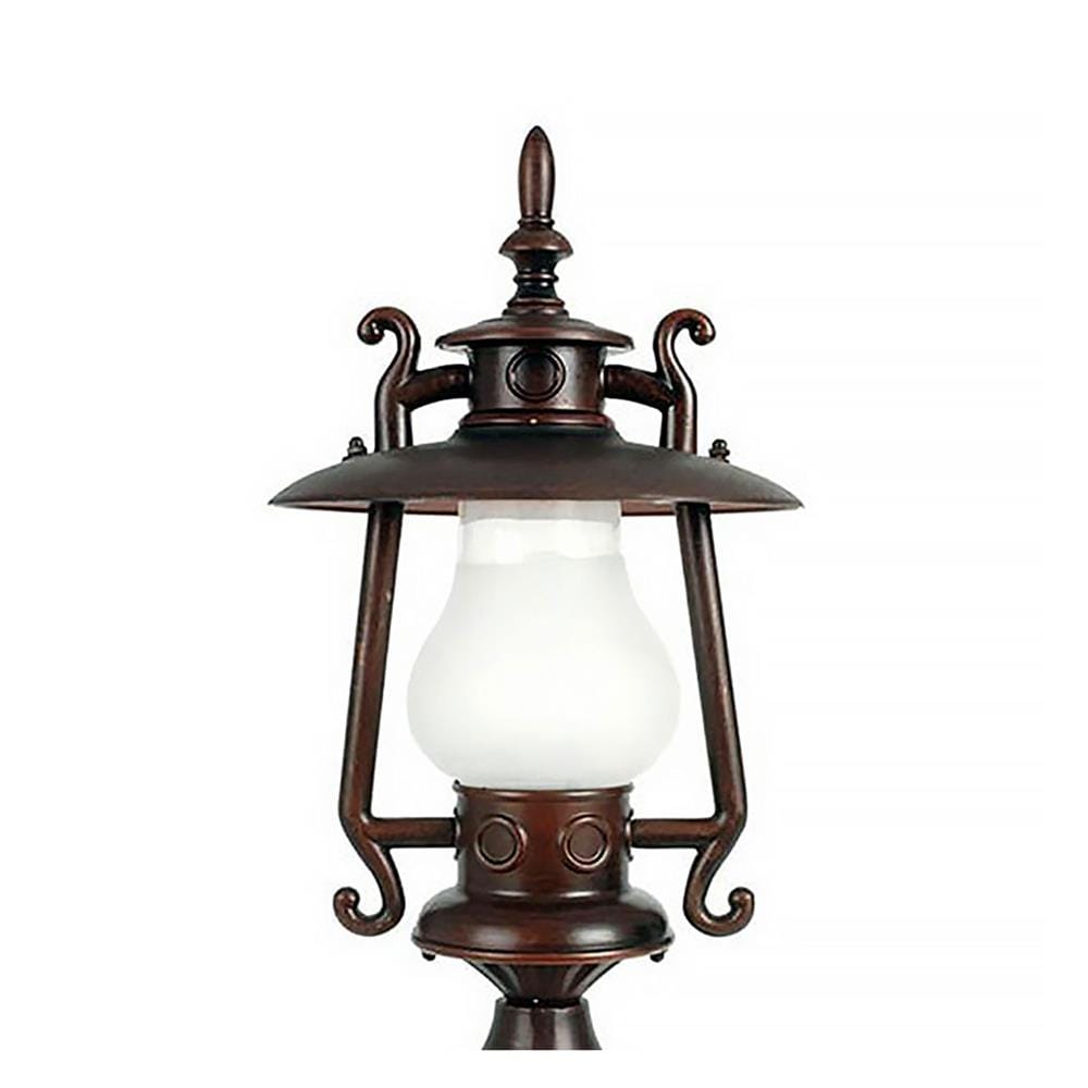 ไฟหัวเสา L&E BDR340 สีทองรมดำ