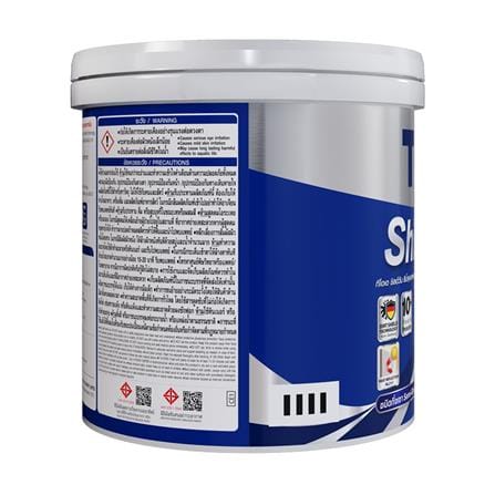 สีน้ำทาภายนอก ชนิดกึ่งเงา TOA SHIELD-1 BASE A สีขาว 1 แกลลอน_2