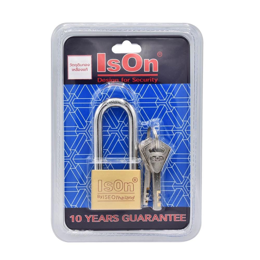 กุญแจลูกปืน ISON 450 L 50 มม. สีทอง