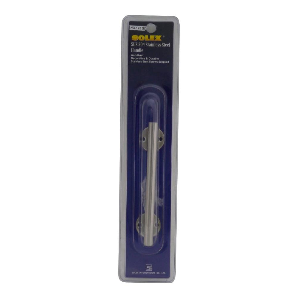 มือจับแท่ง SOLEX 125-4 นิ้ว 100 มม. lสีสเตนเลส
