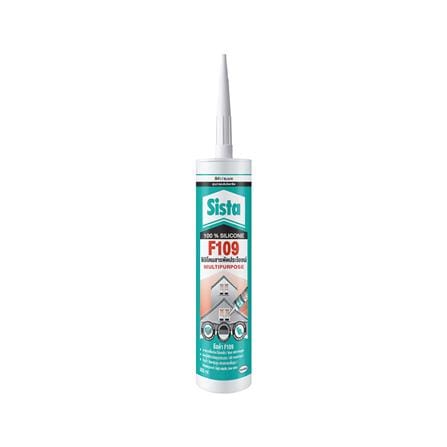 ซิลิโคนอเนกประสงค์ SISTA F109 300 มล. สีดำ