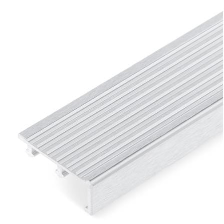 จมูกบันไดอะลูมิเนียม DP NAC 50 2 ม. สีเงินปัดลาย_0