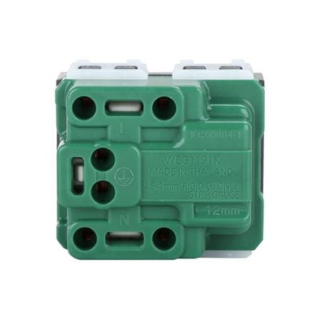 เต้ารับเดี่ยว 3 ขา PANASONIC WEG1191HK สีเทา_2