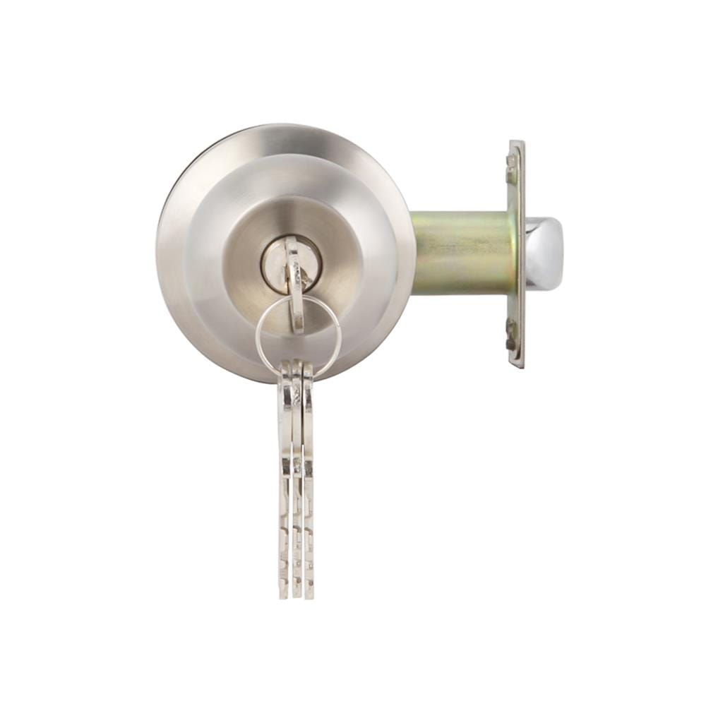 ลูกบิดประตู หัวกลม (พร้อม DEADBOLT) HAFELE 489.93.009 สีสเตนเลส
