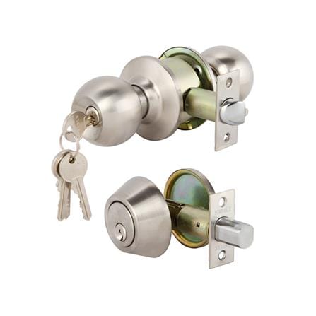 ลูกบิดประตู หัวกลม (พร้อม DEADBOLT) HAFELE 489.93....