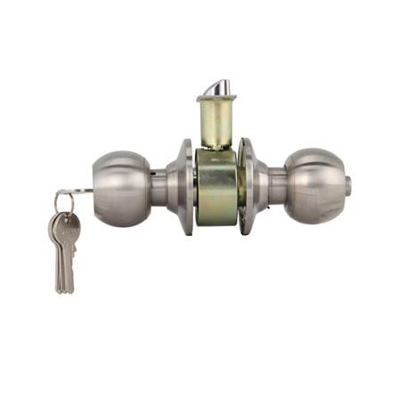 ลูกบิดประตู หัวกลม (พร้อม DEADBOLT) HAFELE 489.93.009 สีสเตนเลส_2