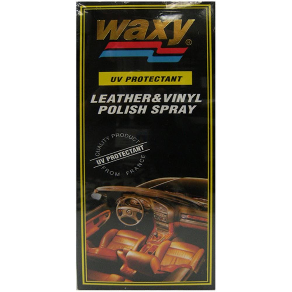 น้ำยาเช็ดเคลือบเงาผลิตภัณฑ์หนัง WAXY 450 มล.
