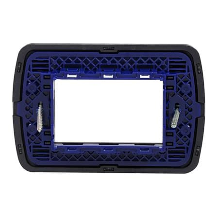 หน้ากาก 3 ช่อง BTICINO LIVING LIGHT SL4803ACF สีดำ_2