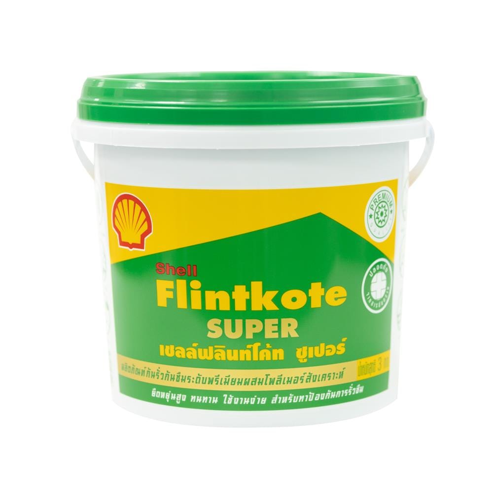 WATERPROOF ASPHALT SHELL FLINTKOTE SUPER 3KG BLACK