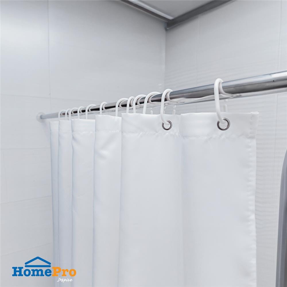 SHOWER CURTAIN HOOK ZIM HK-03 WHITE