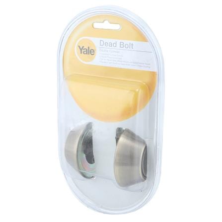 กุญแจลิ้นตาย 2 ด้าน YALE V8121US5 สีทองเหลืองรมดำ_3