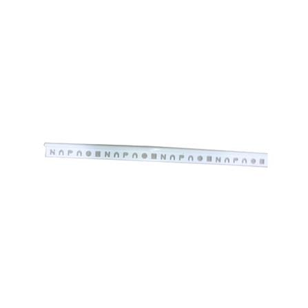 คิ้ว PVC NAPA W-70 9.5 มม. 2 ม. สีขาว_0