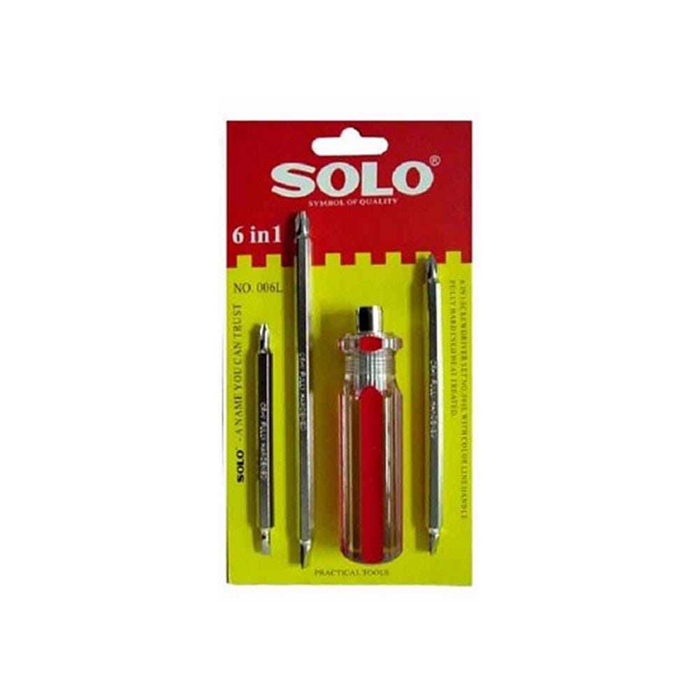 ไขควงสลับหัว 6IN1 SOLO NO.006 L