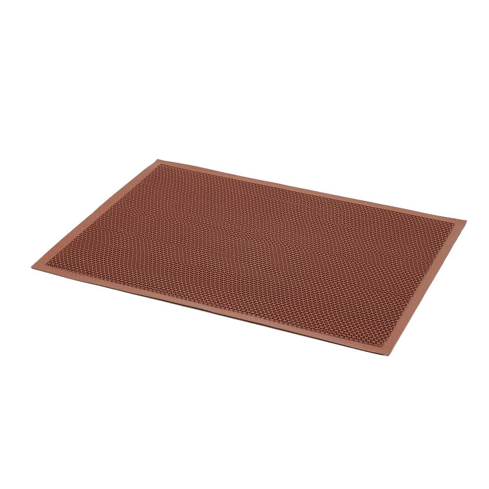 พรมเช็ดเท้าดักฝุ่น HOME LIVING STYLE Z 48X68 ซม. สีน้ำตาล