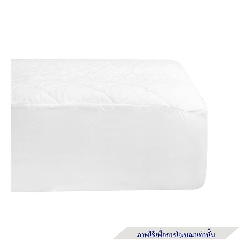 ผ้ารองกันเปื้อนแบบกันน้ำ KING SIZE PICASSO รัดมุมเต็มตัว สีขาว
